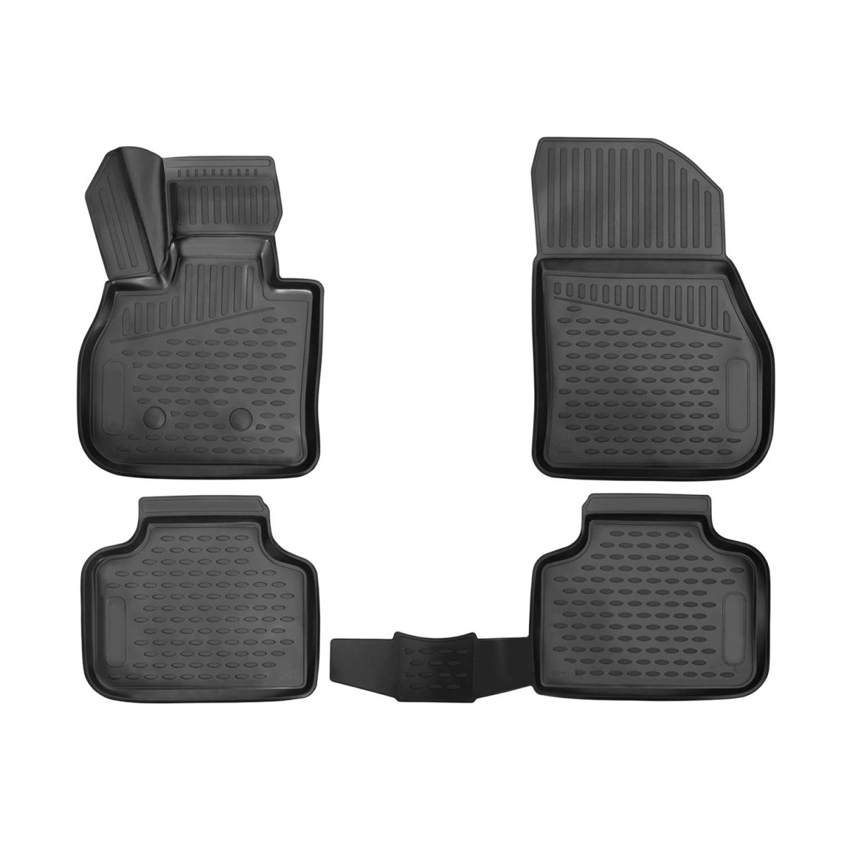 MINI COUNTRYMAN Floor Mats - Omac - Rubber TPE, 4 Pcs - Black - 2016